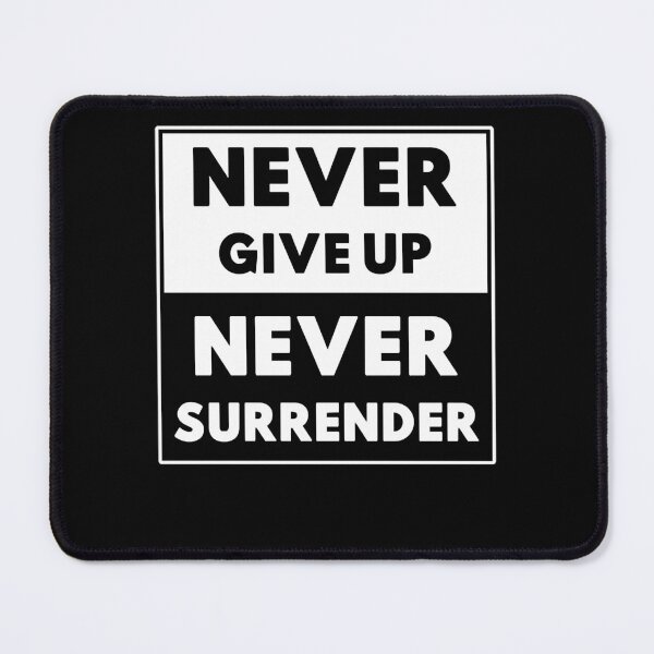 Item preview, Special Present Never Give Up Never Surrender Vintage Photograp designed and sold by FritschDomingo.