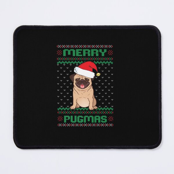 Item preview, MERRY PUGMAS PUG DOG SANTA HAT UGLY CHRISTMAS FUNNY QUOTE designed and sold by sobriowslen.