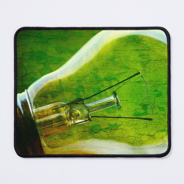 Item preview, Light bulb - Edison Light Bulb - retro - vintage - green designed and sold by Ingrid Beddoes Photography.