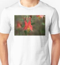 Eastern Red Columbine (Aquilegia canadensis) Unisex T-Shirt