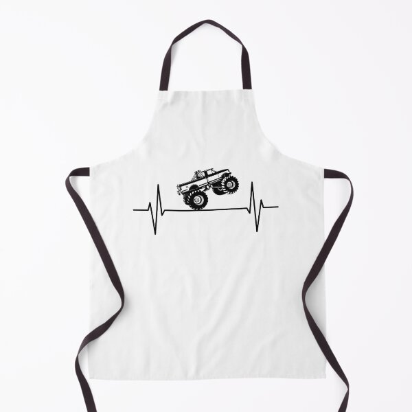Item preview, Monster Truck ECG Pulse Heartline Heartbeat Frequency Gift designed and sold by Style4You24.