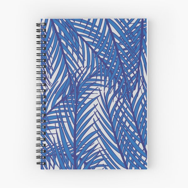 Item preview, Blue Areca Palm Leaves Pattern designed and sold by GraphicsClub.