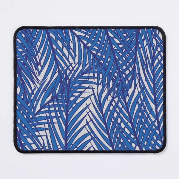 Item preview, Blue Areca Palm Leaves Pattern designed and sold by GraphicsClub.