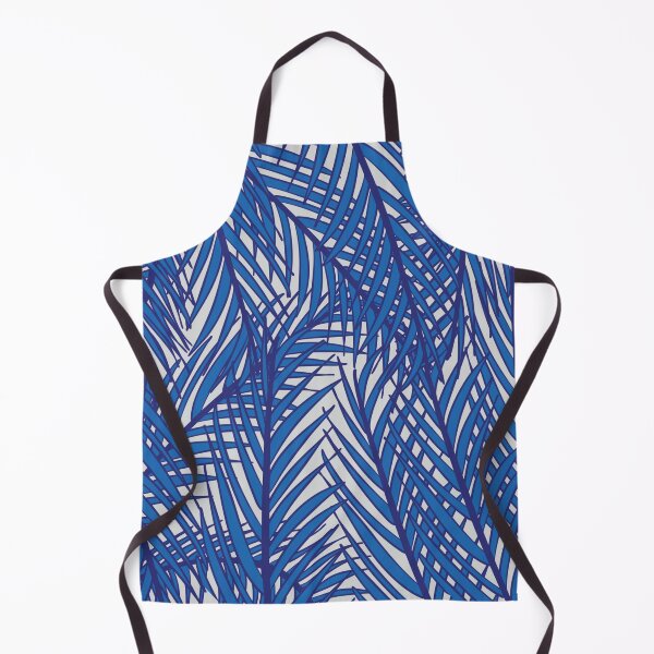 Item preview, Blue Areca Palm Leaves Pattern designed and sold by GraphicsClub.