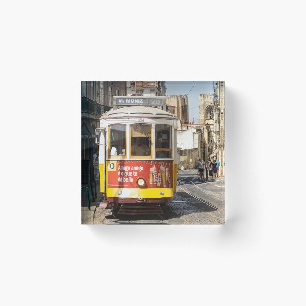 Item preview, Lisbon Tram in Alfama 01 Vertical designed and sold by Weston  Westmoreland.