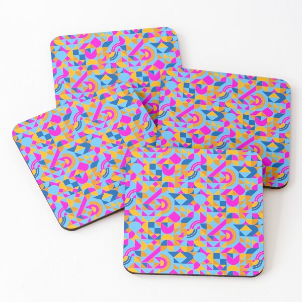 Item preview, geometric colorful patterns conceptual Art - Abstract Neo Geo graphic design designed and sold by Design Repo.