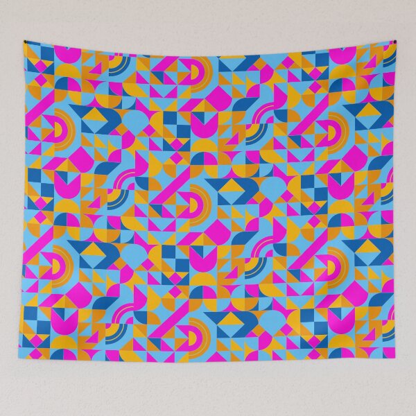 Item preview, geometric colorful patterns conceptual Art - Abstract Neo Geo graphic design designed and sold by Design Repo.