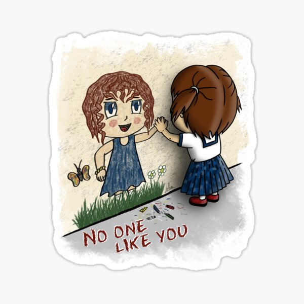No one like you - Brunettes Pegatina