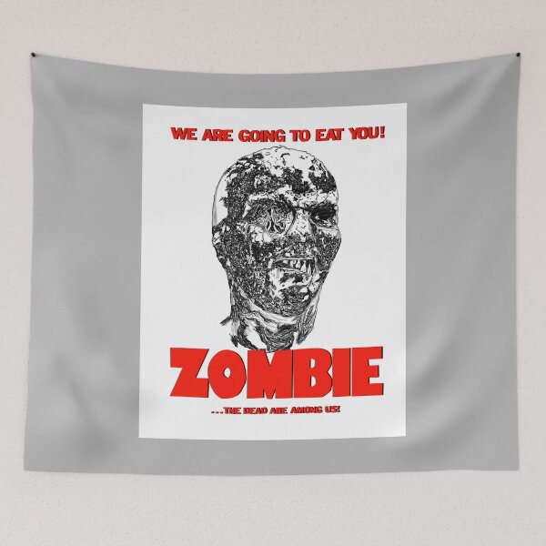 Item preview, Blue lucio fulci horror Zombie And His Pals Horror designed and sold by AlfredMoreno.