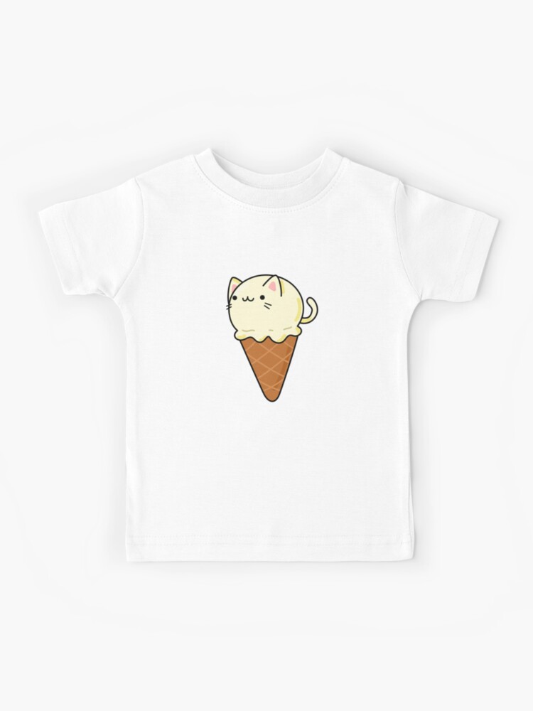 Kawaii Triple Scoop Ice Cream Cone by kawaiilife, Redbubble