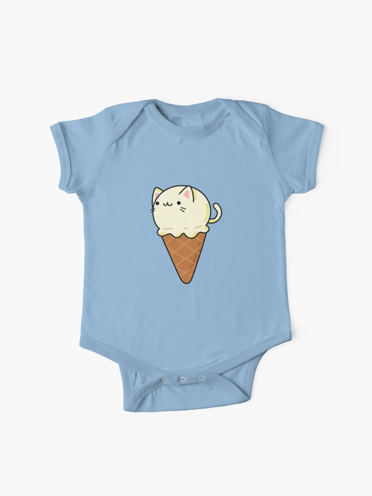 Kawaii Triple Scoop Ice Cream Cone by kawaiilife, Redbubble