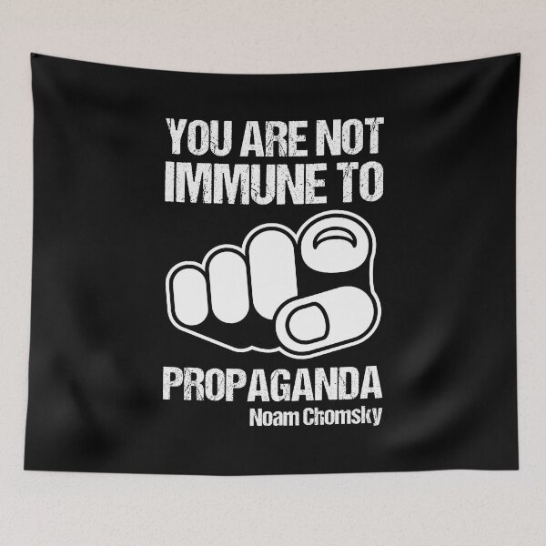 Item preview, You Are Not Immune To Propaganda designed and sold by TashaVector.