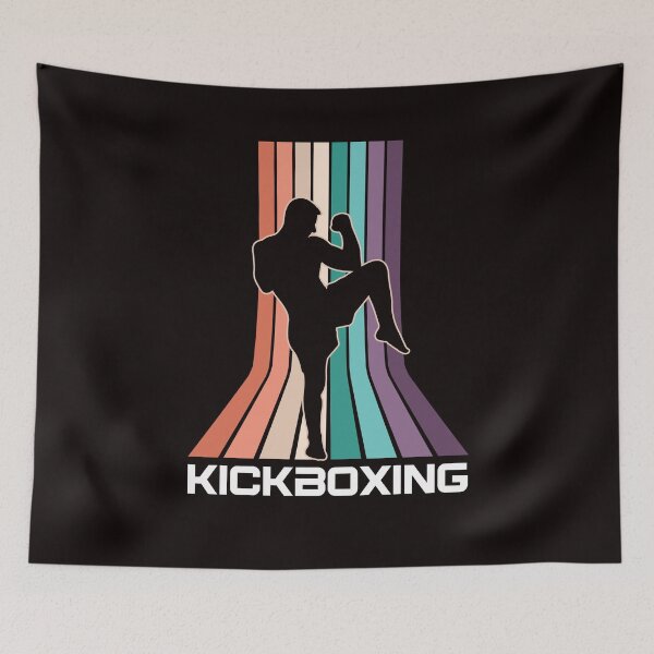 Item preview, Vintage Kickboxier Retro Kickboxer Fighter Martial Arts MMA designed and sold by TomGiantDesigns.