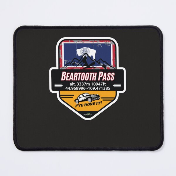 Item preview, Beartooth Pass US 212 Motorcycle Car RV Cycle Sticker & T-Shirt 03 Classic Essential designed and sold by williemelfec.