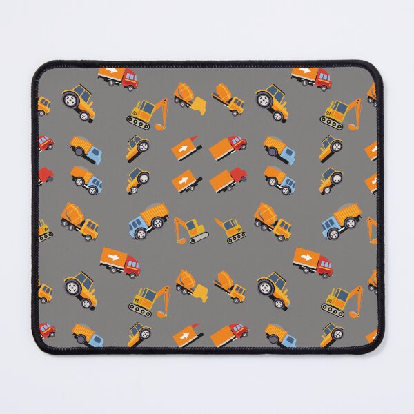 Item preview, Construction Trucks on Grey Mask designed and sold by cgroenewald.
