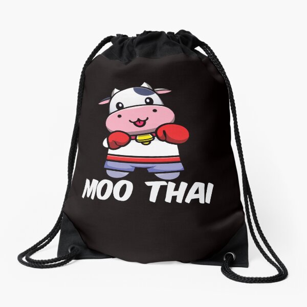 Item preview, Funny Muay Thai Cow Fighter MMA Martial Arts Kickboxing designed and sold by TomGiantDesigns.