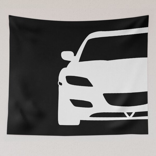 Item preview, Mazda RX-8 2002-2008 white silhouette designed and sold by EdimDesign.