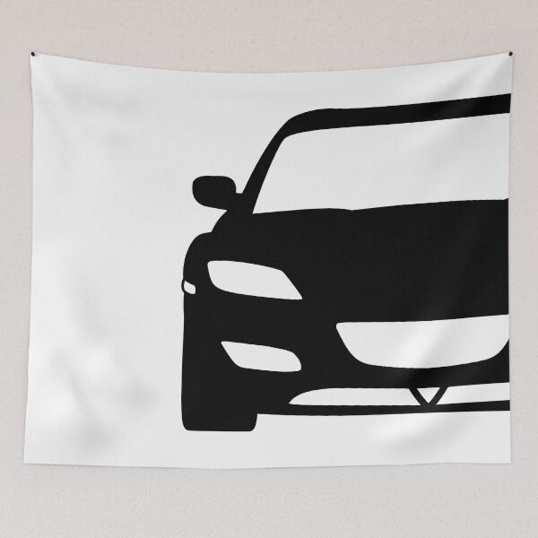 Item preview, Mazda RX-8 2002-2008 black silhouette designed and sold by EdimDesign.