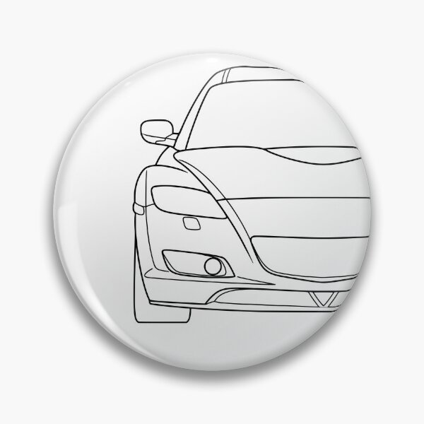 Item preview, Mazda RX-8 2002-2008 black lines designed and sold by EdimDesign.