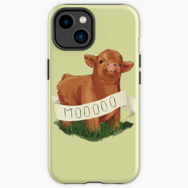 Baby Highland Cow iPhone Tough Case