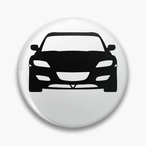 Artikelvorschau, Mazda RX-8 2002-2008 schwarze Silhouette entworfen und verkauft von EdimDesign.