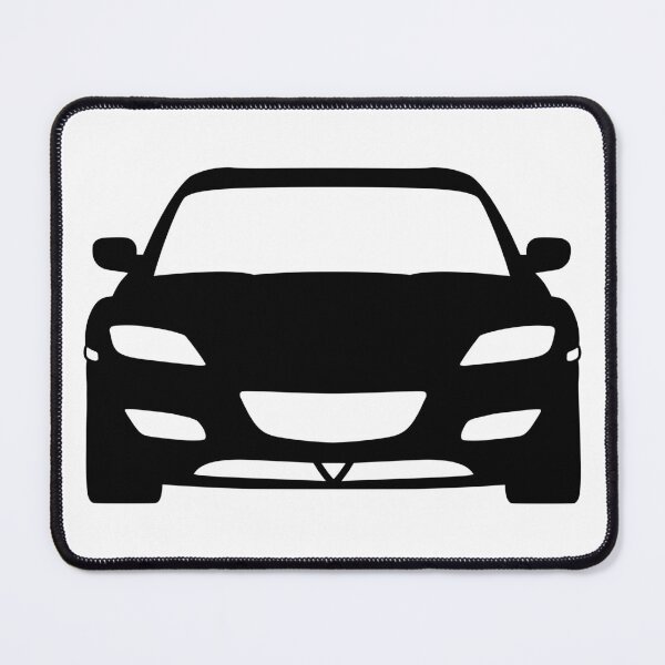 Item preview, Mazda RX-8 2002-2008 black silhouette designed and sold by EdimDesign.