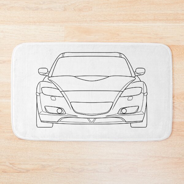 Item preview, Mazda RX-8 2002-2008 black lines designed and sold by EdimDesign.