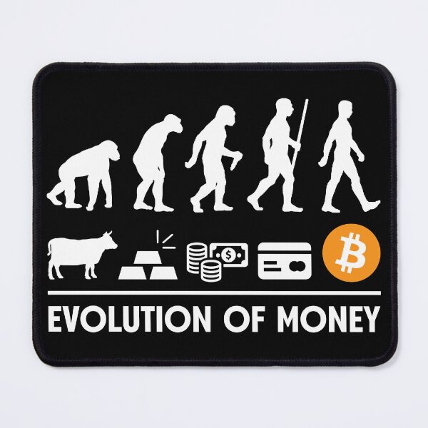Item preview, Bitcoin evolution of money designed and sold by TheBitcoinStore.