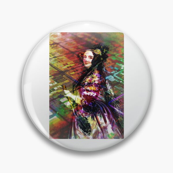 Item preview, Ada Lovelace-Rainbow Of Microchips - Fashion Graphic - Funny Graphic Tee – Mens Vintage designed and sold by zalkpmbro8.