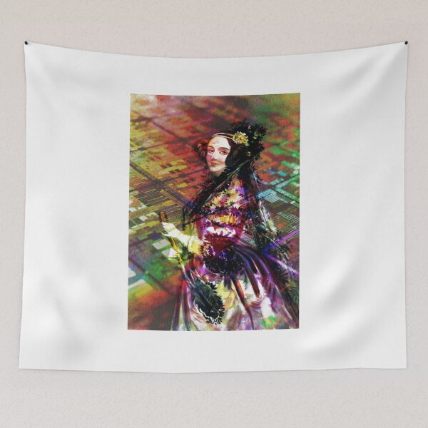 Item preview, Ada Lovelace-Rainbow Of Microchips - Fashion Graphic - Funny Graphic Tee – Mens Vintage designed and sold by zalkpmbro8.