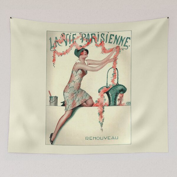 Item preview, La Vie Parisienne - French woman poster Vintage & Retro  designed and sold by OutfitCustoms1.