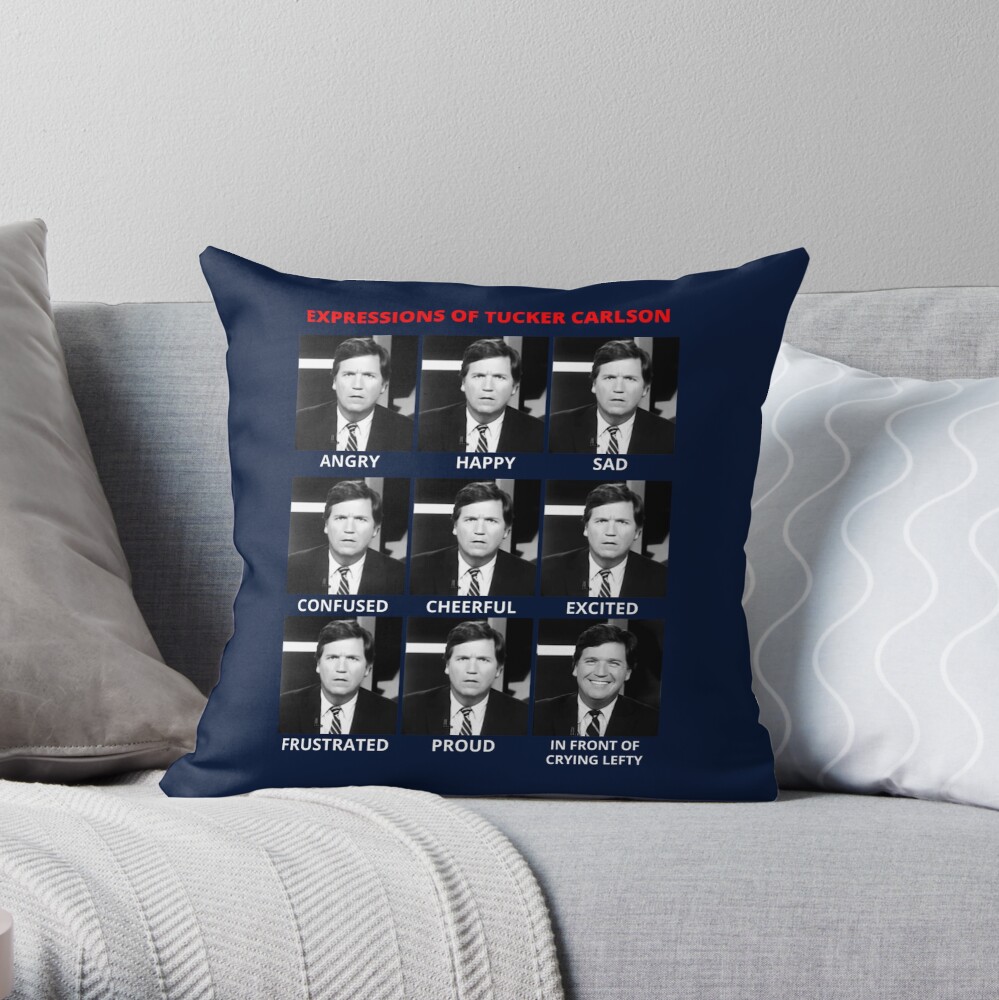 tucker carlson body pillow