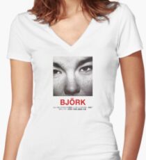 Bjork Women's Fitted V-Neck T-Shirt