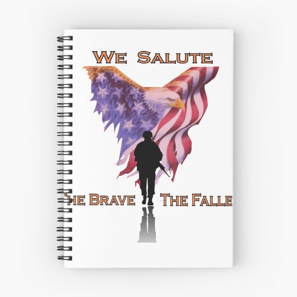 Item preview, We Salute the brave the fallen - support our military troops designed and sold by SilverWingInc.