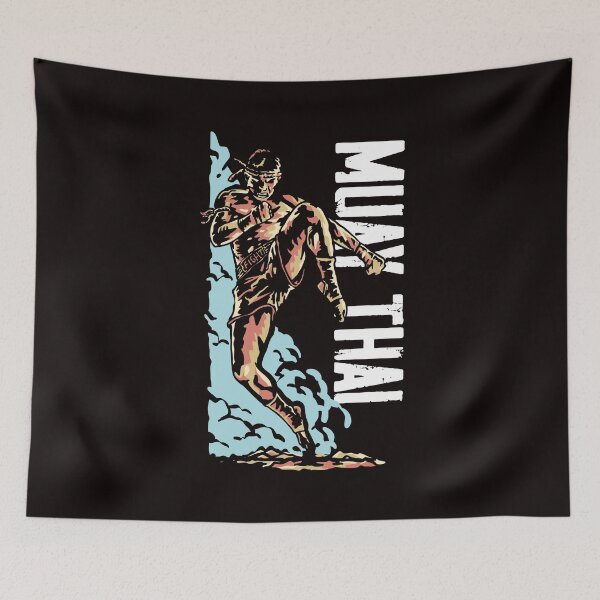 Item preview, Muay Thai Fighter Martial Arts MMA Sports Thailand Boxing designed and sold by TomGiantDesigns.
