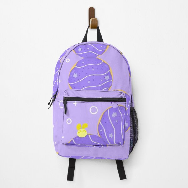 Item preview, Girl with purple hair hanging on donuts designed and sold by KairukuArt.