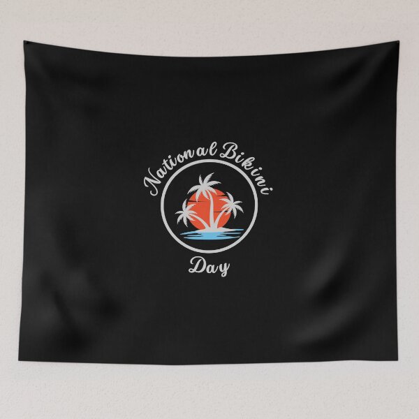 Item preview, National Bikini Day Graphic Shirt designed and sold by WilkDesign.