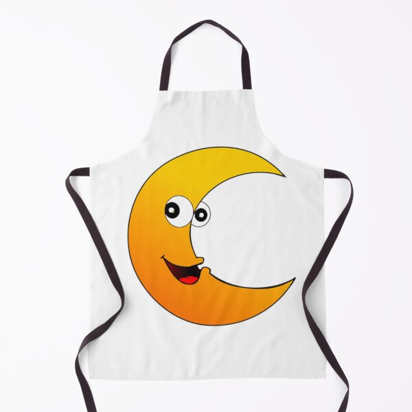 Item preview, A Cute Crescent orange Moon Art. designed and sold by BEAUTY ⭐⭐⭐⭐⭐.