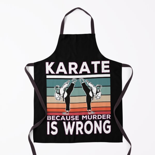 Item preview, Karate Becausen Murder Is Wrong Karate Spruch designed and sold by Merchandiser099.
