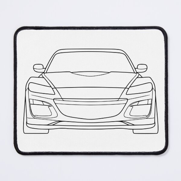 Item preview, Mazda RX-8 2008-2012 black lines designed and sold by EdimDesign.