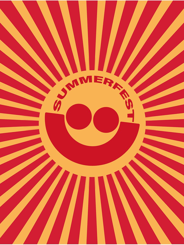 "SummerFest Milwaukee 2022 Music Festival TShirt Design" Sticker by