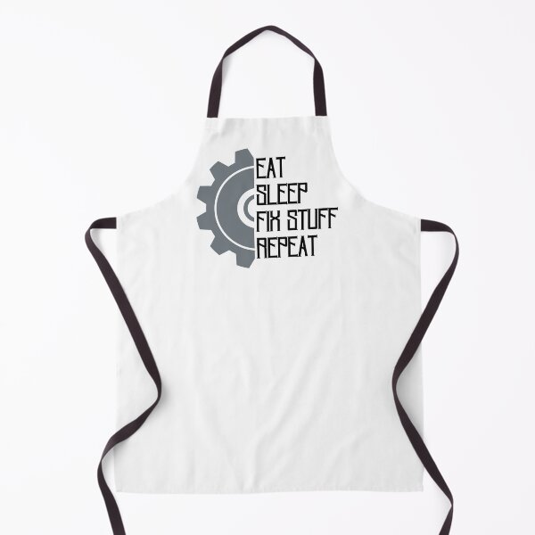 Item preview, Eat sleep fix stuff repeat mechanical gear wheel designed and sold by Randa Ranmania.