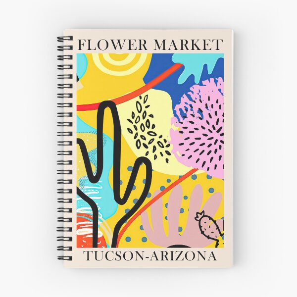Item preview, Flower Market Tucson - Arizona Poster designed and sold by geraliobened.