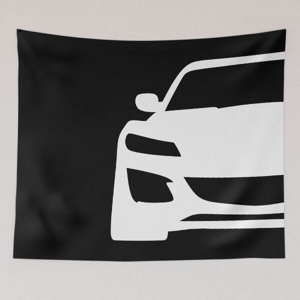 Item preview, Mazda RX-8 2008-2012 white silhouette designed and sold by EdimDesign.