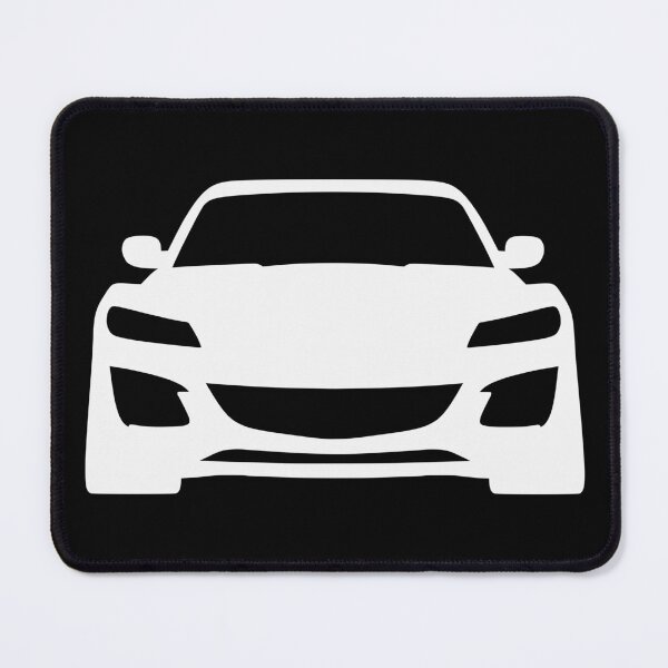 Item preview, Mazda RX-8 2008-2012 white silhouette designed and sold by EdimDesign.