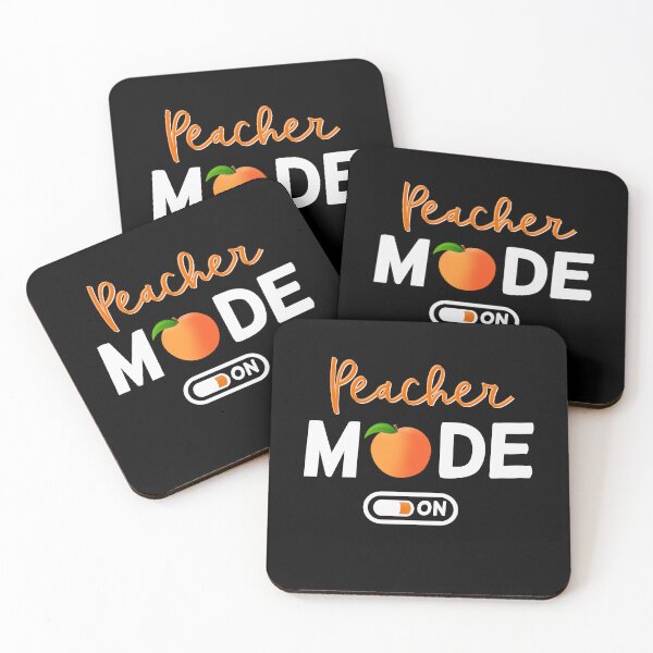 Item preview, Peacher mode on funny teacher peach design  designed and sold by TipTopTapo.
