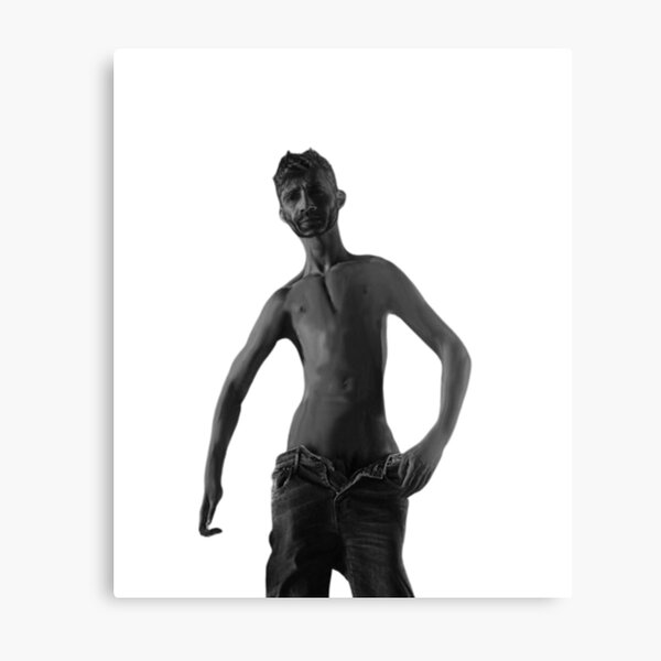 Giga Chad meme' Poster, picture, metal print, paint by Lowpoly