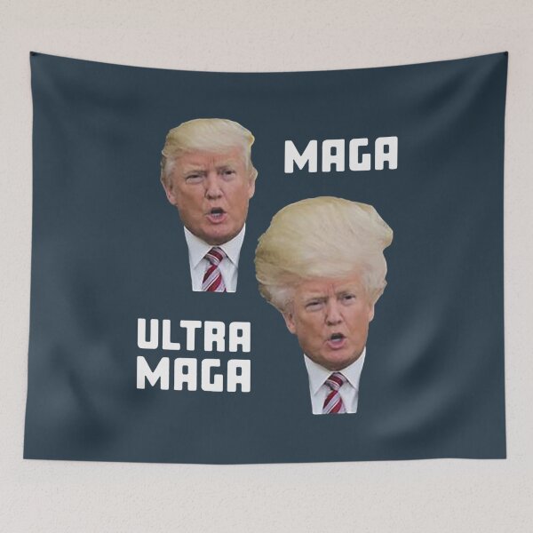 Artikelvorschau, MAGA Ultra MAGA Trumpfkopf entworfen und verkauft von jenifer-princex.
