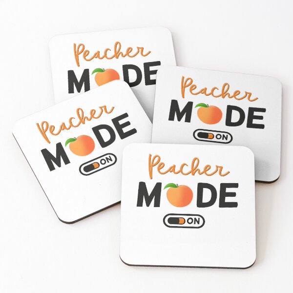 Item preview, Peacher mode on funny teacher peach design  designed and sold by TipTopTapo.