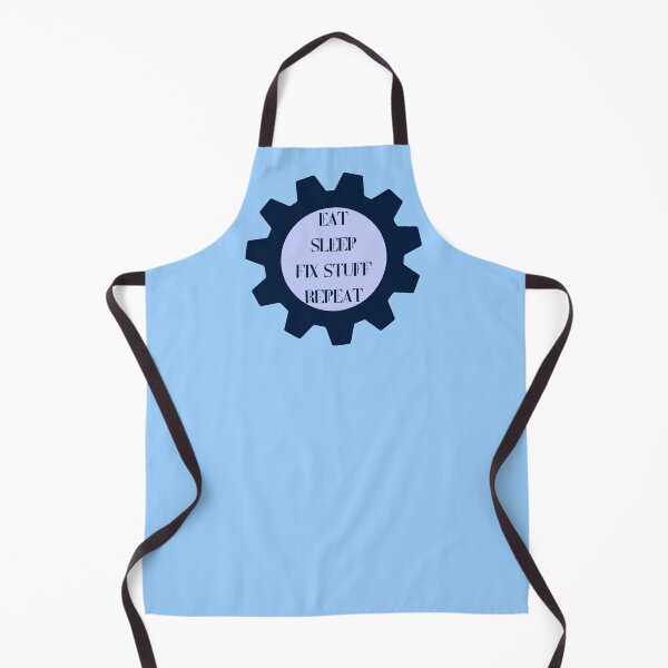 Item preview, Eat sleep fix stuff repeat mechanical gear wheel designed and sold by Randa Ranmania.